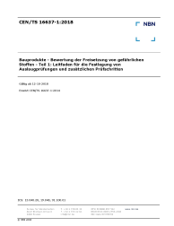 CEN/TS 16637-1:2018