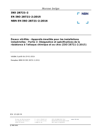 NBN EN ISO 28721-2:2016