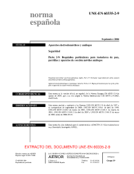 UNE-EN 60335-2-9:2004