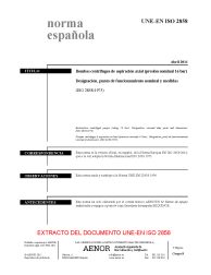 UNE-EN ISO 2858:2011