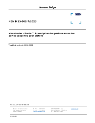 NBN B 25-002-7:2023