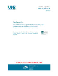 UNE-ISO 11476:2019 (R2022)