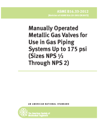 ASME B16.33-2012