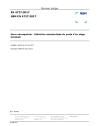 NBN EN 4727:2017