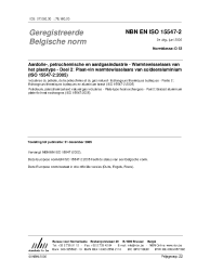 NBN EN ISO 15547-2:2006