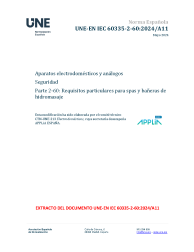 UNE-EN IEC 60335-2-60:2024/A11:2024