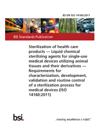 BS EN ISO 14160:2011