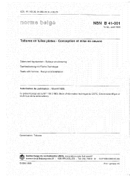 NBN B 41-001:1999