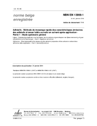 NBN EN 13999-1:2014