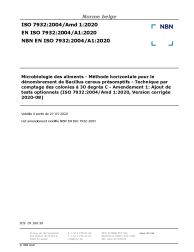NBN EN ISO 7932:2004/A1:2020