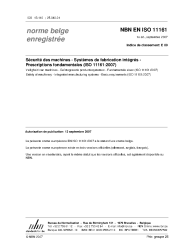 NBN EN ISO 11161:2007