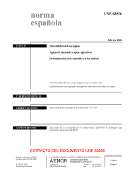 UNE 83956:2008 (R2019)