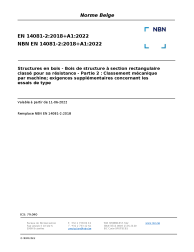 NBN EN 14081-2:2018+A1:2022