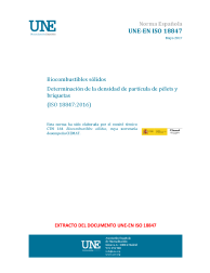 UNE-EN ISO 18847:2017