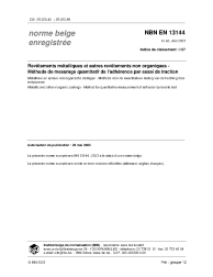 NBN EN 13144:2003