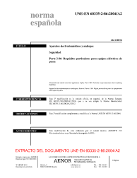 UNE-EN 60335-2-86:2004/A2:2016