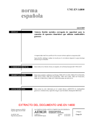 UNE-EN 14800:2009 (R2021)