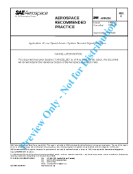 SAE ARP 4258A:2006-05-22