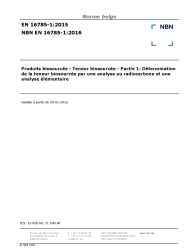 NBN EN 16785-1:2016