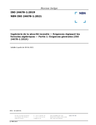 NBN ISO 24678-1:2021