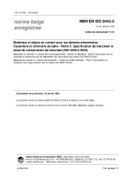 NBN EN ISO 8442-5:2005