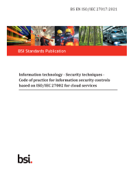 BS EN ISO/IEC 27017:2021