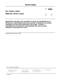 NBN EN 17020-1:2022