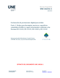 UNE 146316-1:2023