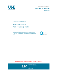UNE-EN 12697-40:2022