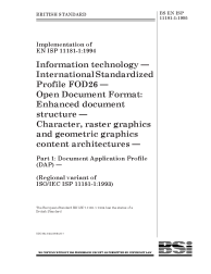 BS EN ISP 11181-1:1995