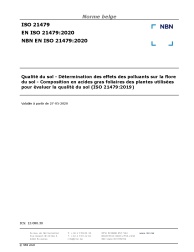 NBN EN ISO 21479:2020
