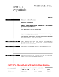 UNE-EN 60432-2:2001/A1:2006