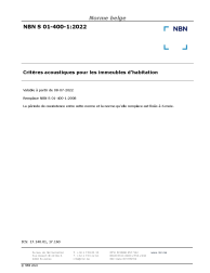 NBN S 01-400-1:2022