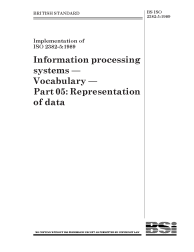 BS ISO 2382-5:1989