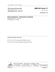 NBN ISO Guide 73:2014