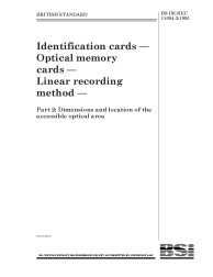 BS ISO/IEC 11694-2:1995