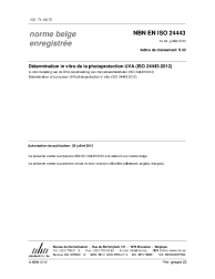 NBN EN ISO 24443:2012