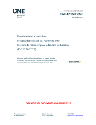 UNE-EN ISO 9220:2022