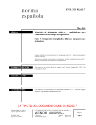 UNE-EN 50363-7:2006 (R2019)