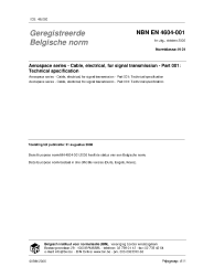 NBN EN 4604-001:2006