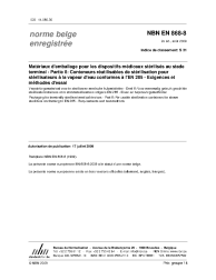 NBN EN 868-8:2009