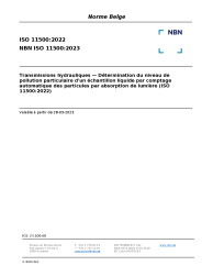 NBN ISO 11500:2023