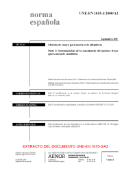 UNE-EN 1015-3:2000/A2:2007 (R2014)