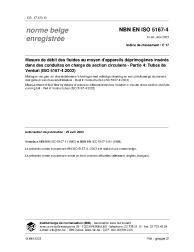 NBN EN ISO 5167-4:2003