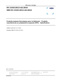 NBN EN 13163:2012+A2:2016