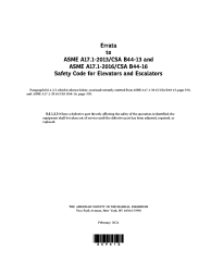 ASME A17.1-2016 - ERRTA