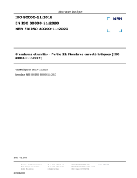 NBN EN ISO 80000-11:2020