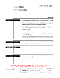 UNE-EN ISO 6888-1:2000 (R2009)