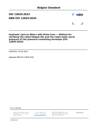 NBN ISO 12829:2024
