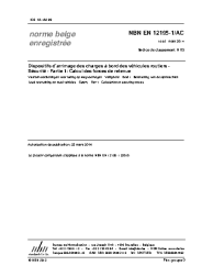 NBN EN 12195-1/AC:2014